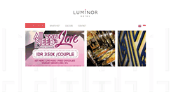 Desktop Screenshot of luminorhotel.com